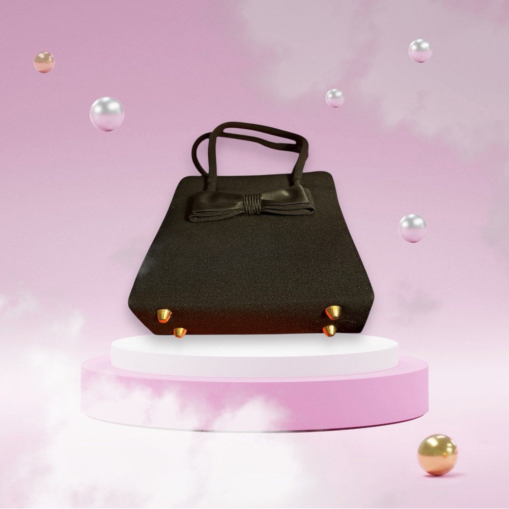 Whiting & Davis Black Mini Bag - Picture 2 of 8